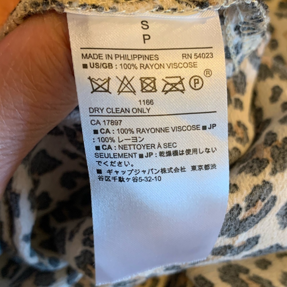 Banana republic size small leopard print dress - Picture 9 of 9